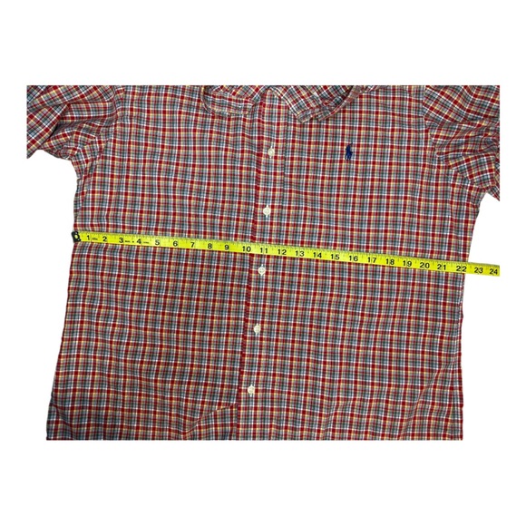 Polo Ralph Lauren Custom Fit Men’s Size L Button Down Plaid Long Sleeve - Picture 4 of 10